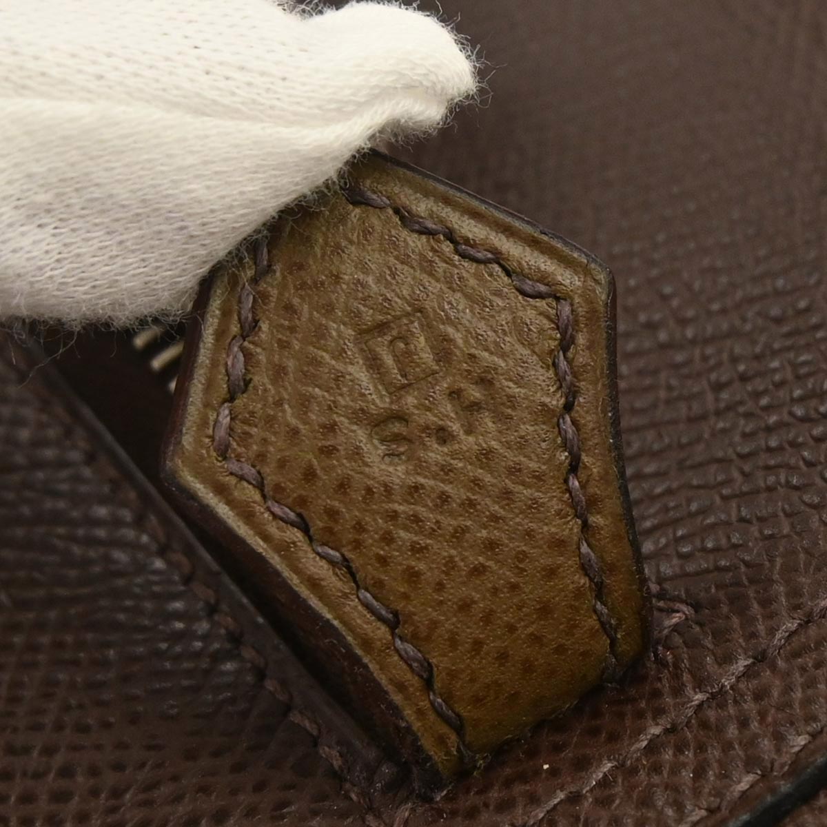 Hermes Chocolat Epsom Plume 32 Handbag