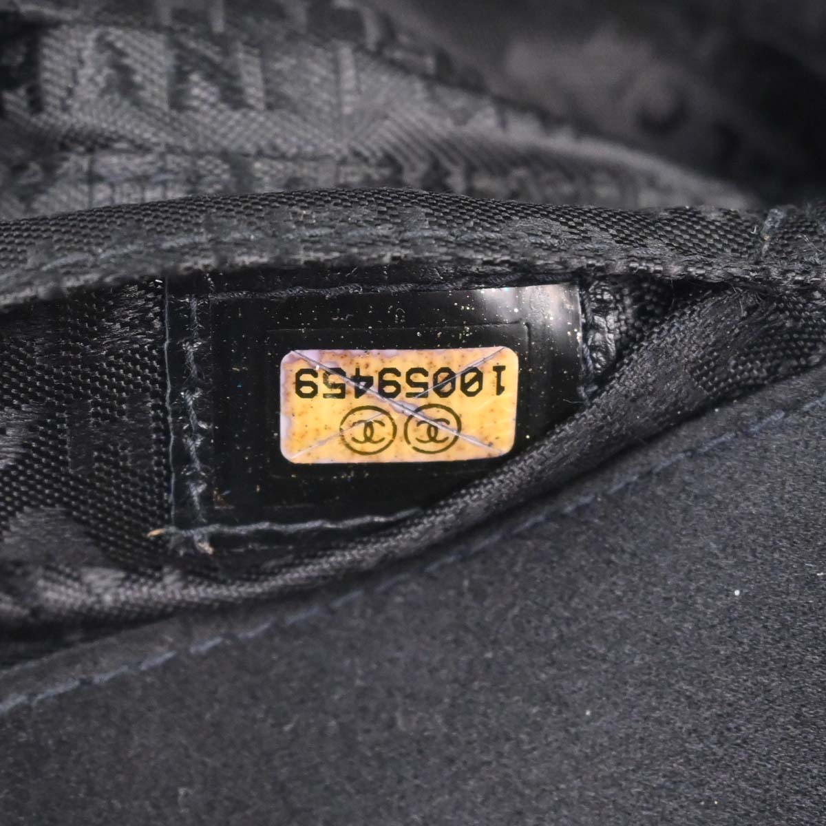 Chanel Black Satin Camellia Choco Bar Shoulder Bag