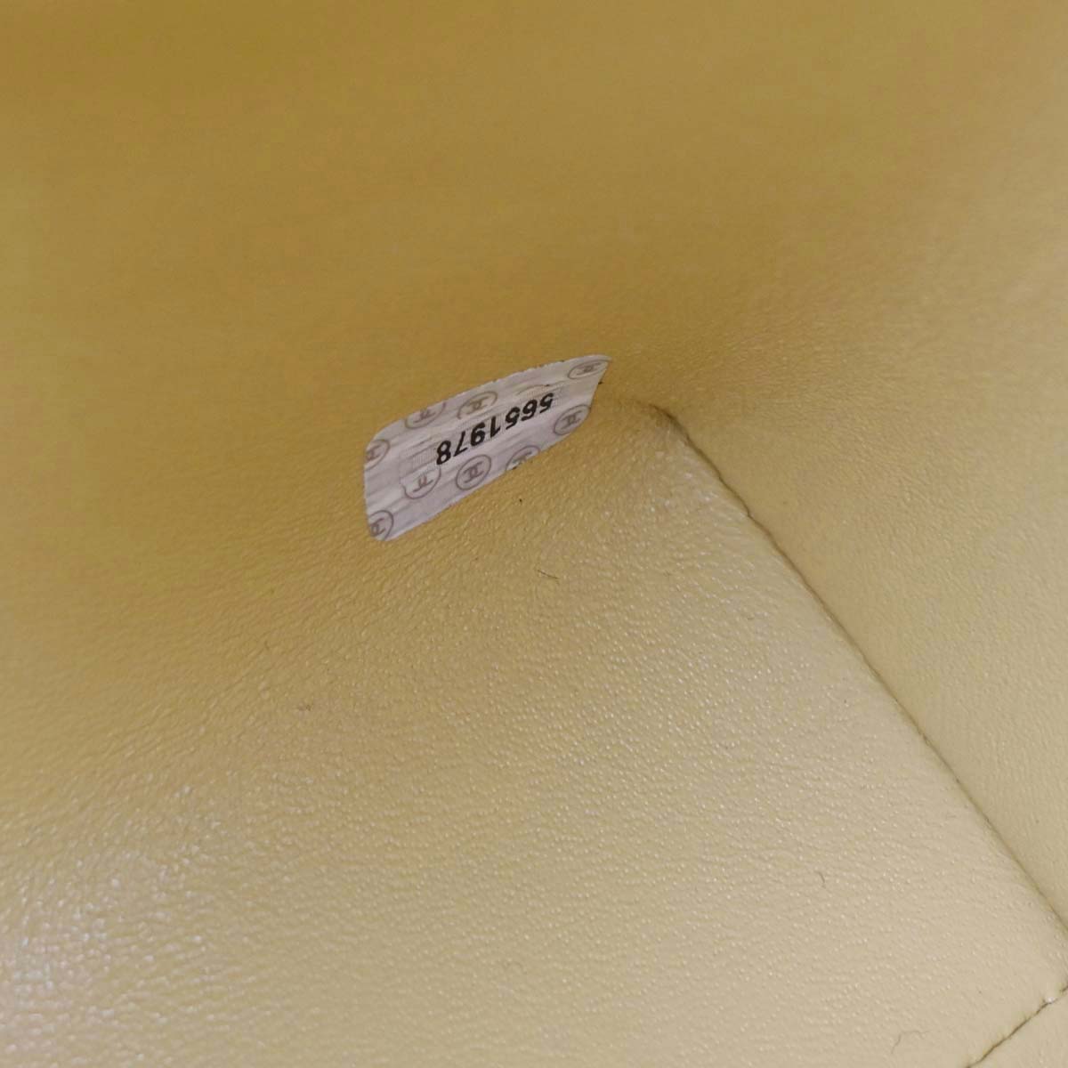 Chanel Yellow Caviar Skin Kelly Top Handle Handbag