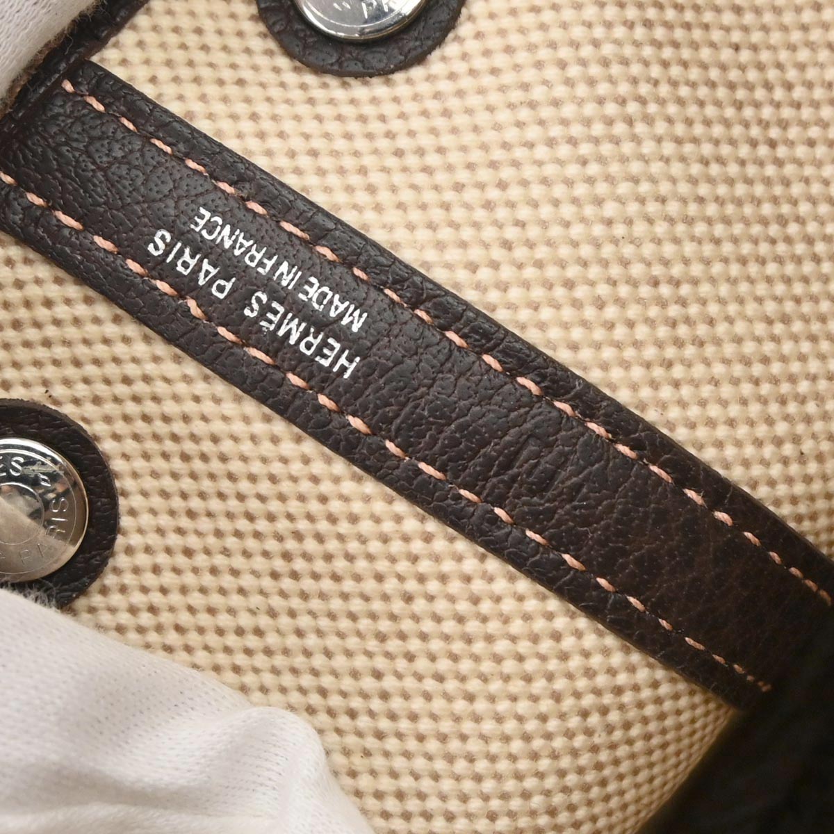 Hermes Natural Havane Toile H Garden Party TTPM Tote Handbag