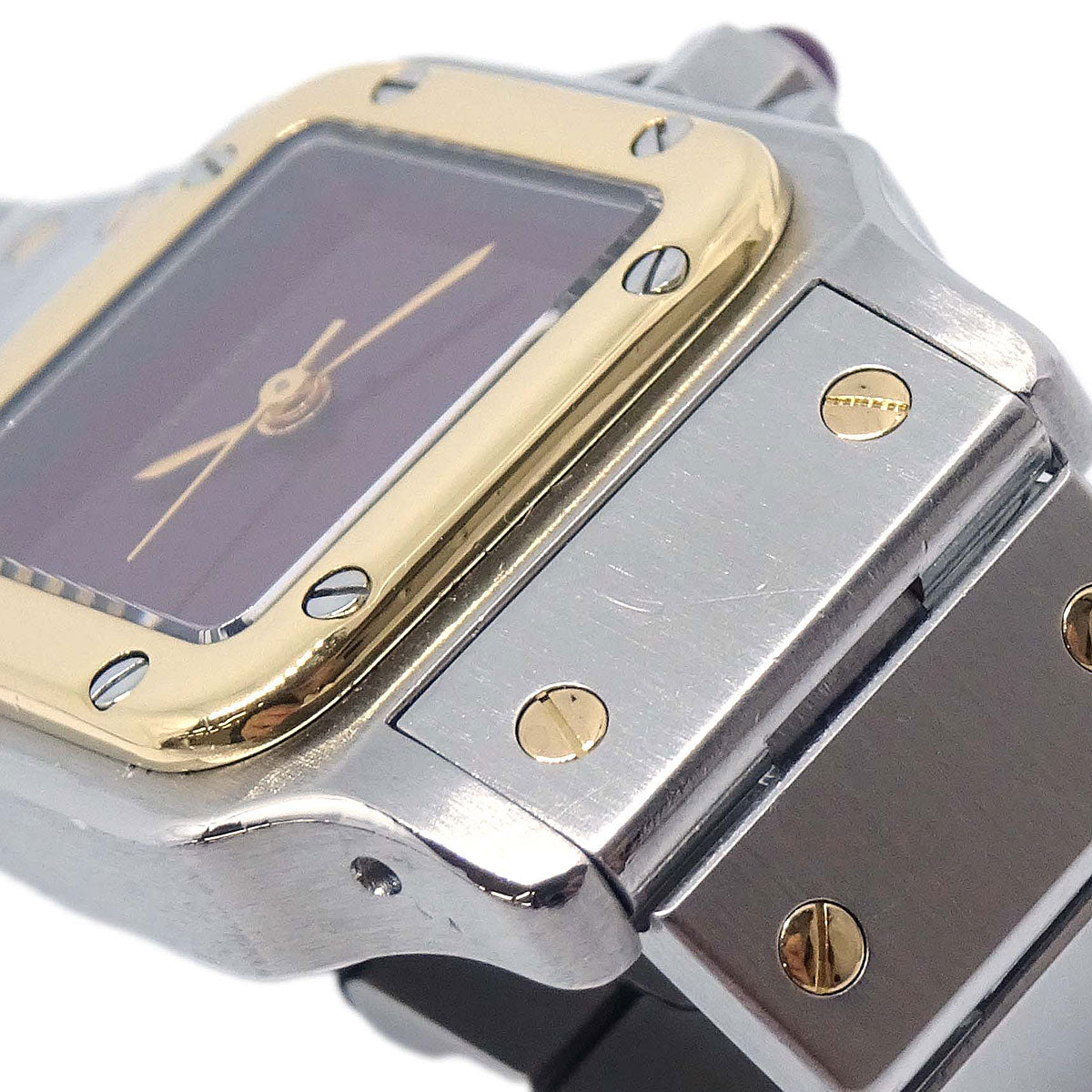 Cartier Santos Galbee SM Ref.0902 Self-winding Watch 18KYG SS