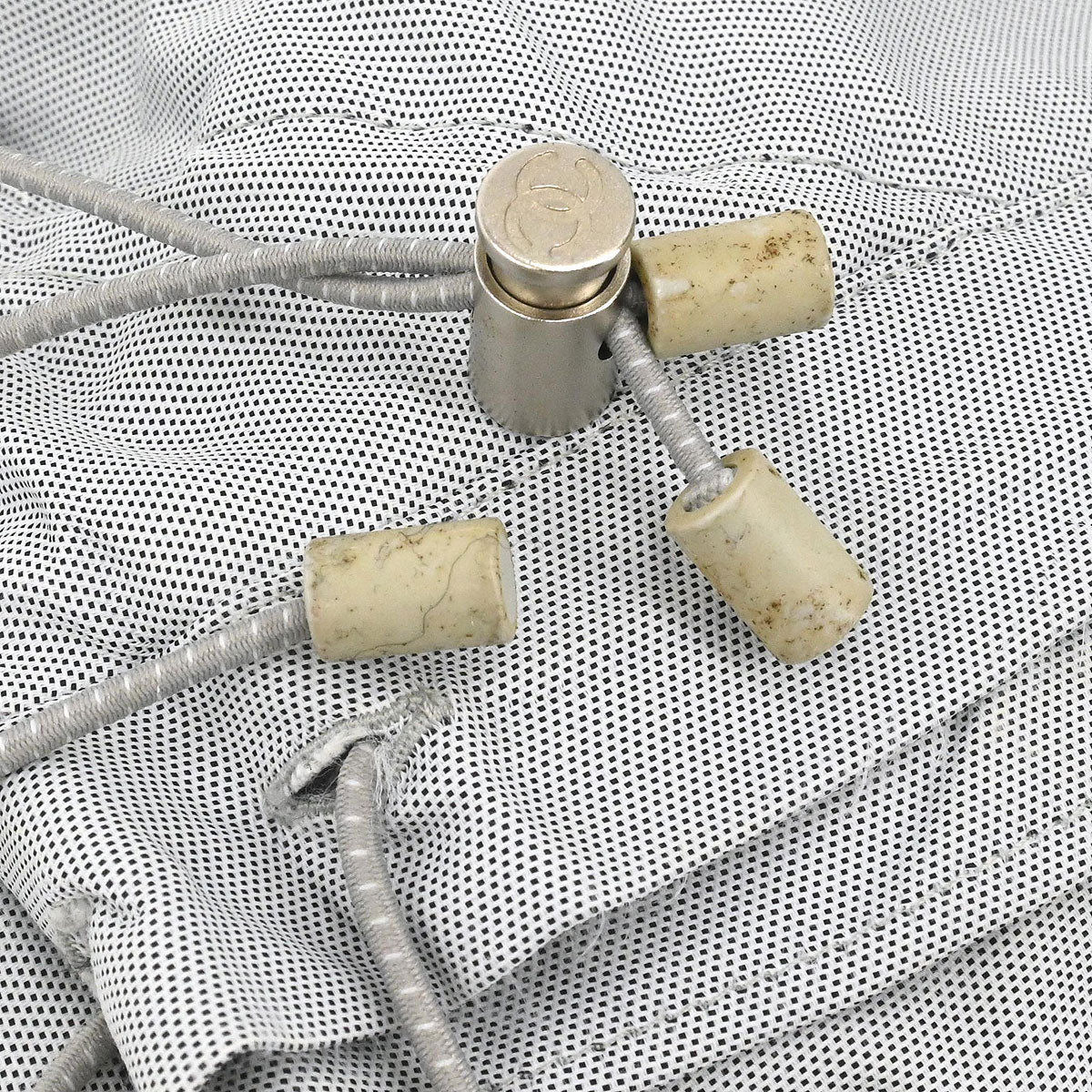 Chanel 2001 Sport Line Setup Suit Top Pants Gray #36