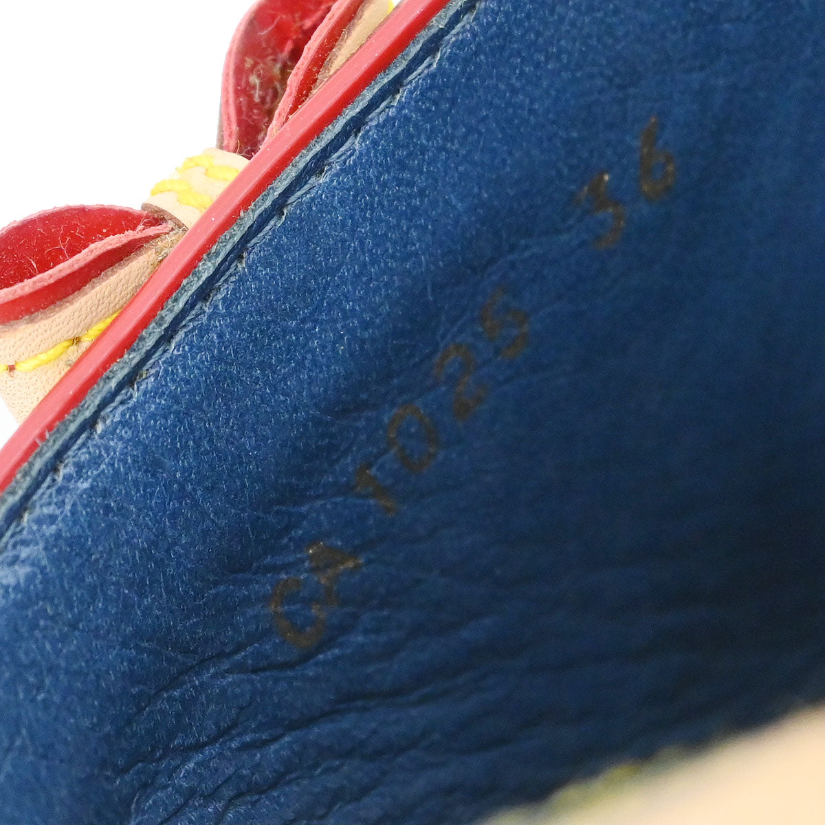 Louis Vuitton 2005 Monogram Denim Blue Sandals Shoes #36