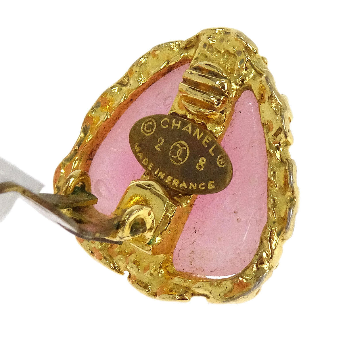 Chanel Gold Triangle Clip-On Earrings 28