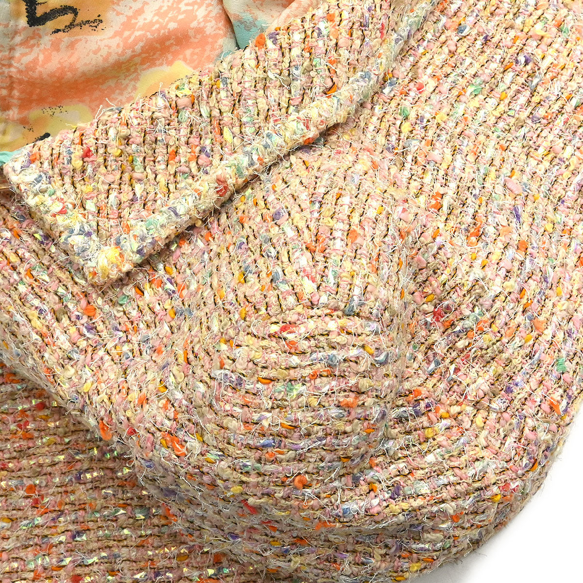 Chanel 1997 Single Breasted Coat Pink #38