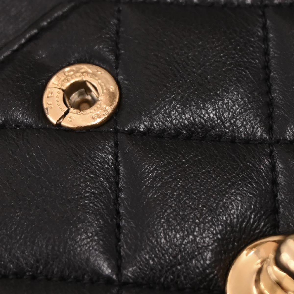 Chanel 1997-1999 Black Lambskin Small Classic Double Flap Shoulder Bag