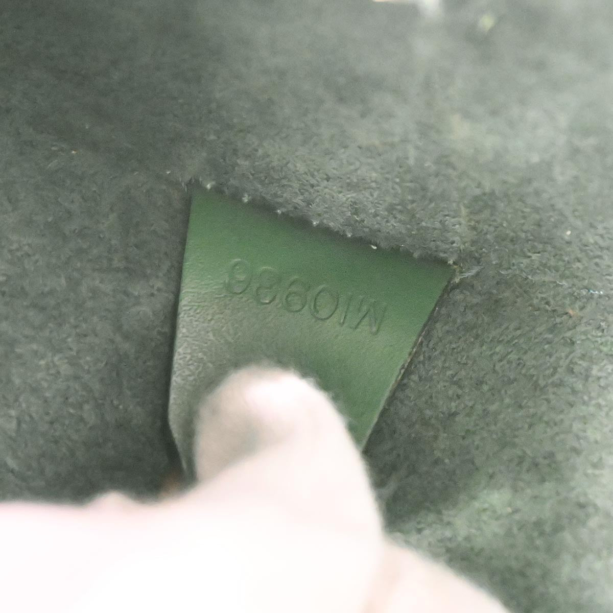 Louis Vuitton Green Epi Soufflot Handbag M52224