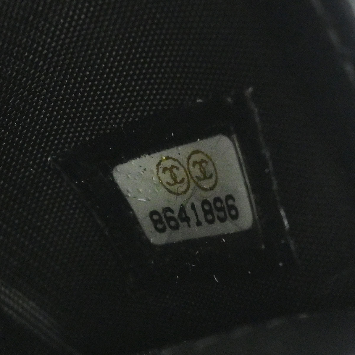 Chanel Black Lambskin Icon Cardholder Small Good