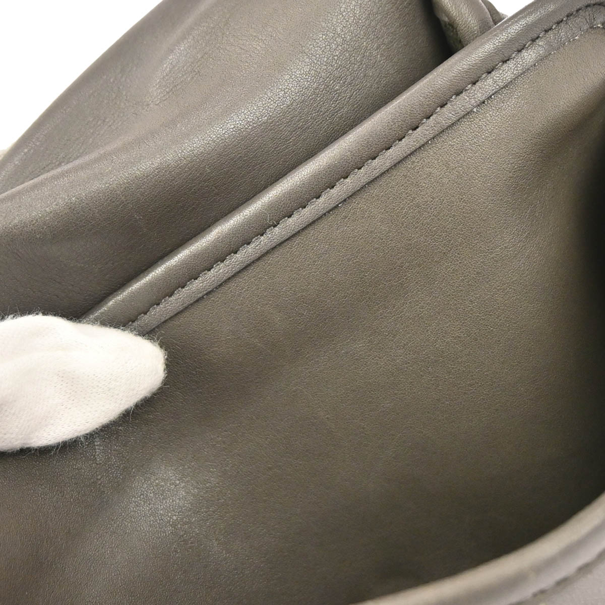 Coach Gray Leather Handbag