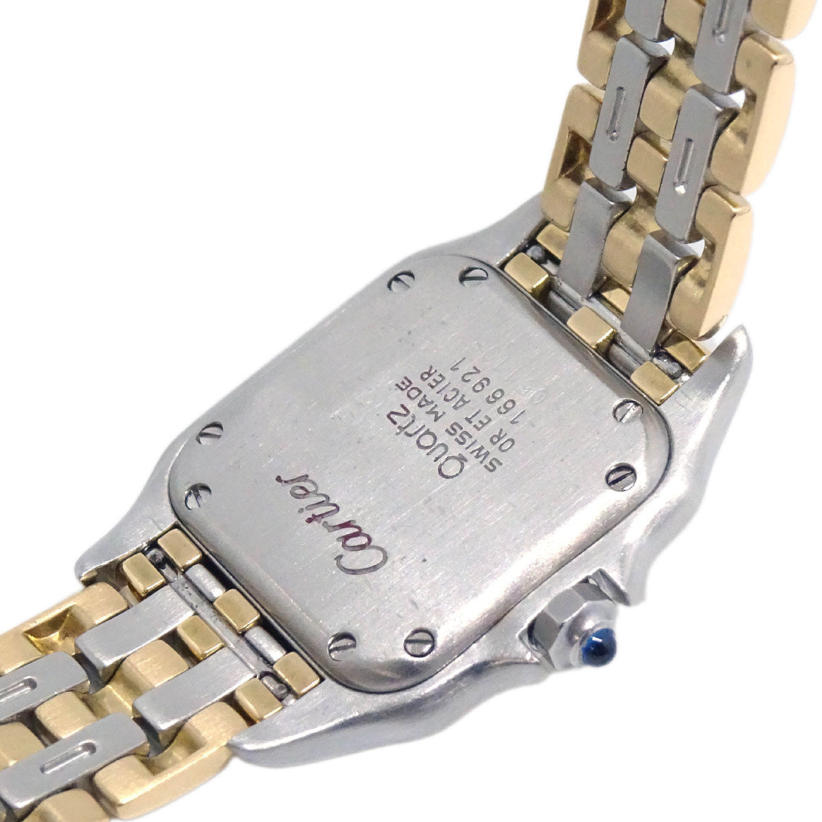 Cartier Panthere SM 3-Row Ref.166921 Quartz Watch 18KYG SS