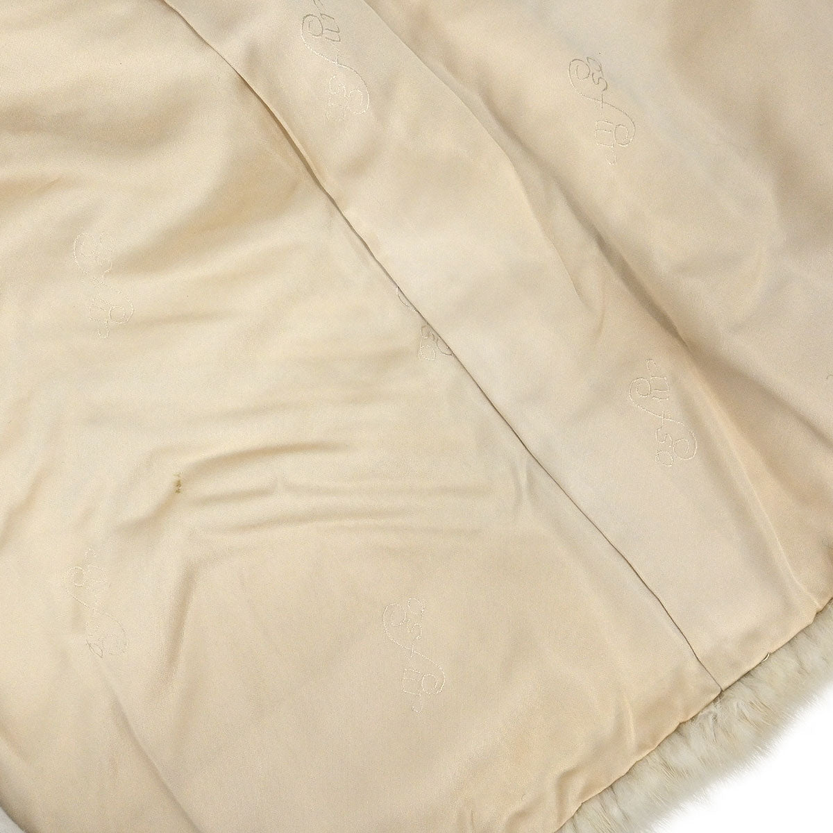 Osfur Mink Fur Coat White