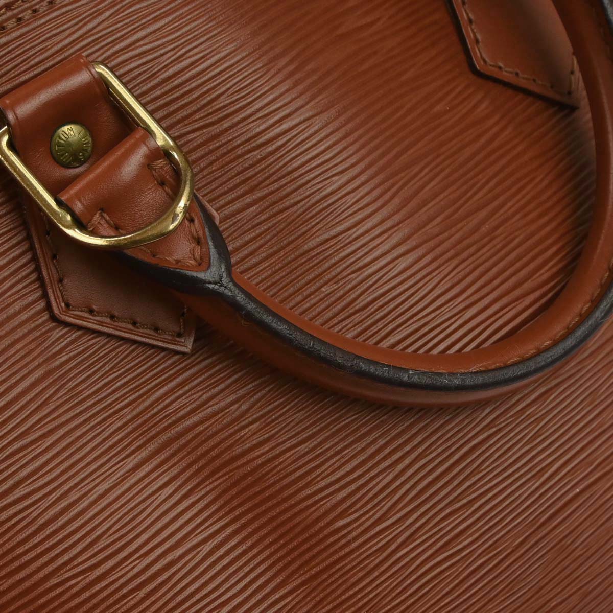 Louis Vuitton Brown Epi Alma Handbag M52143