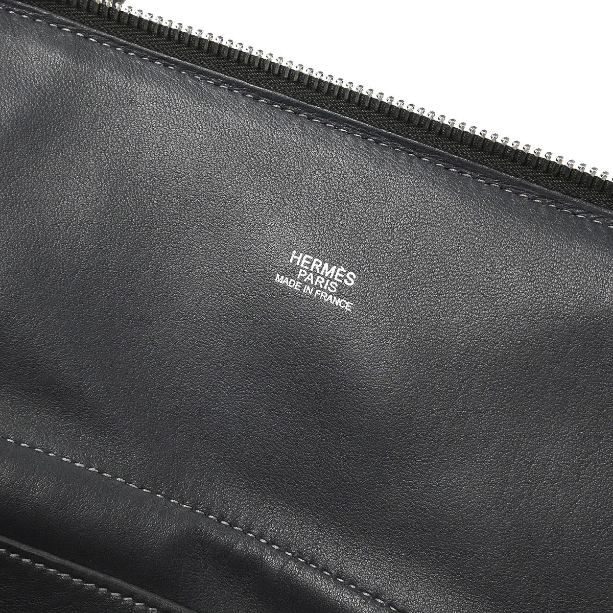 Hermes Graphite Taurillon Clemence Bolide 31 2way Shoulder Handbag