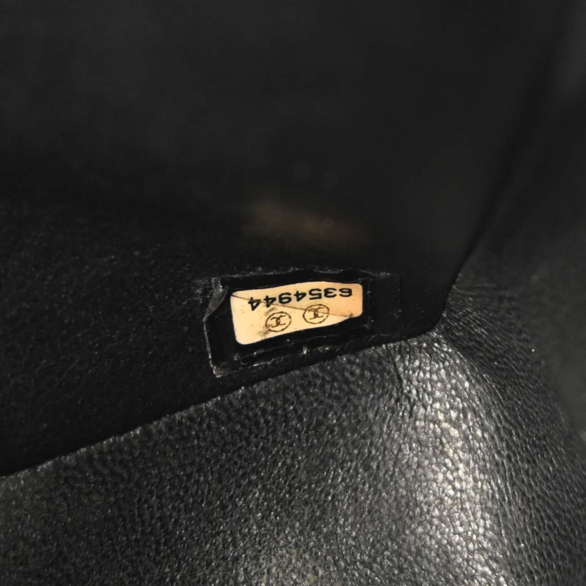 Chanel 2000-2002 Black Caviar Skin Small Classic Double Flap Shoulder Bag