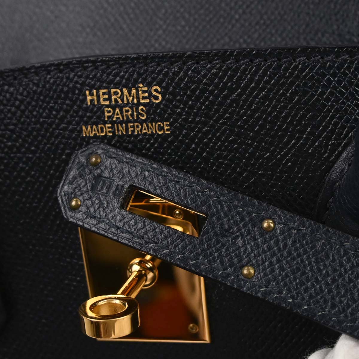 Hermes Blue Marine Epsom Birkin 35 Handbag