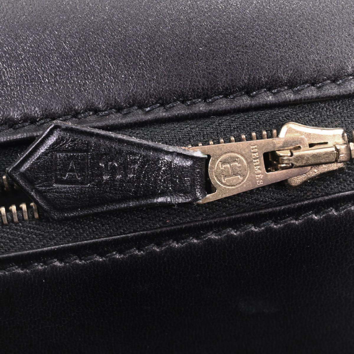 Hermes Black Box Calf Constance 23 Shoulder Bag