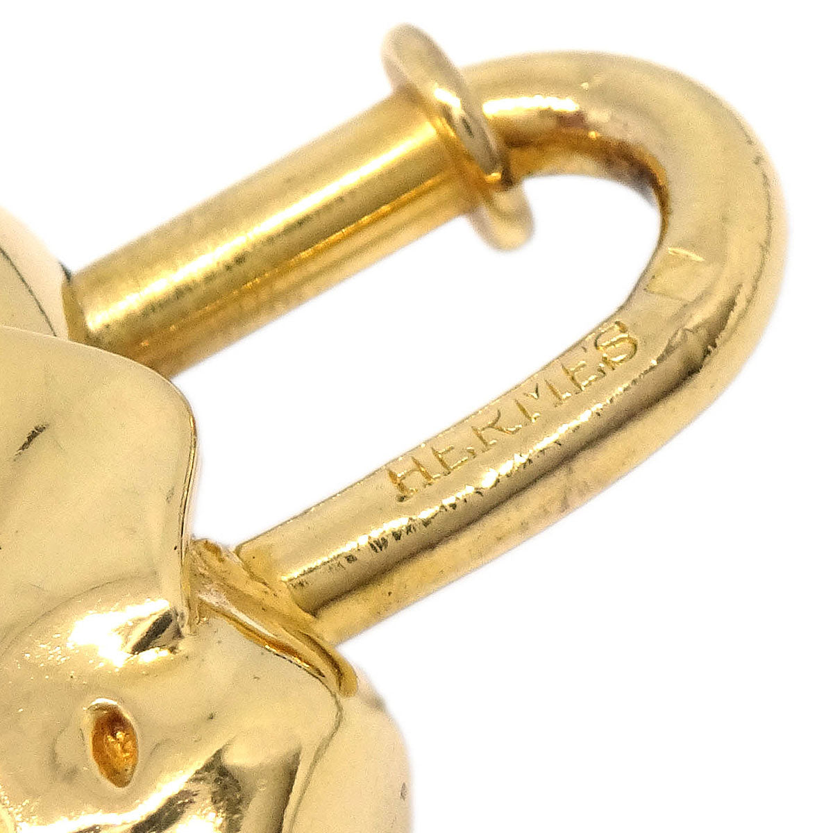 Hermes 1988 Elephant Cadena Gold Small Good