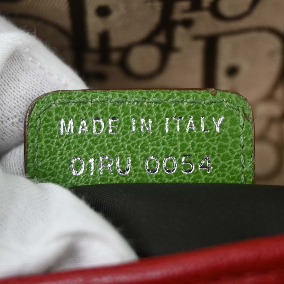 Christian Dior Rasta-Color Trotter Saddle Handbag