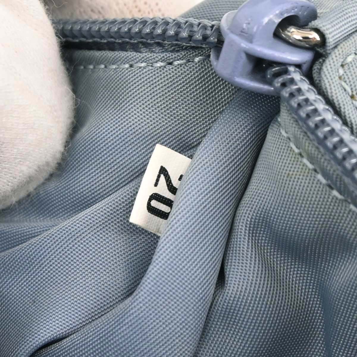 Prada Light Blue Nylon Handbag