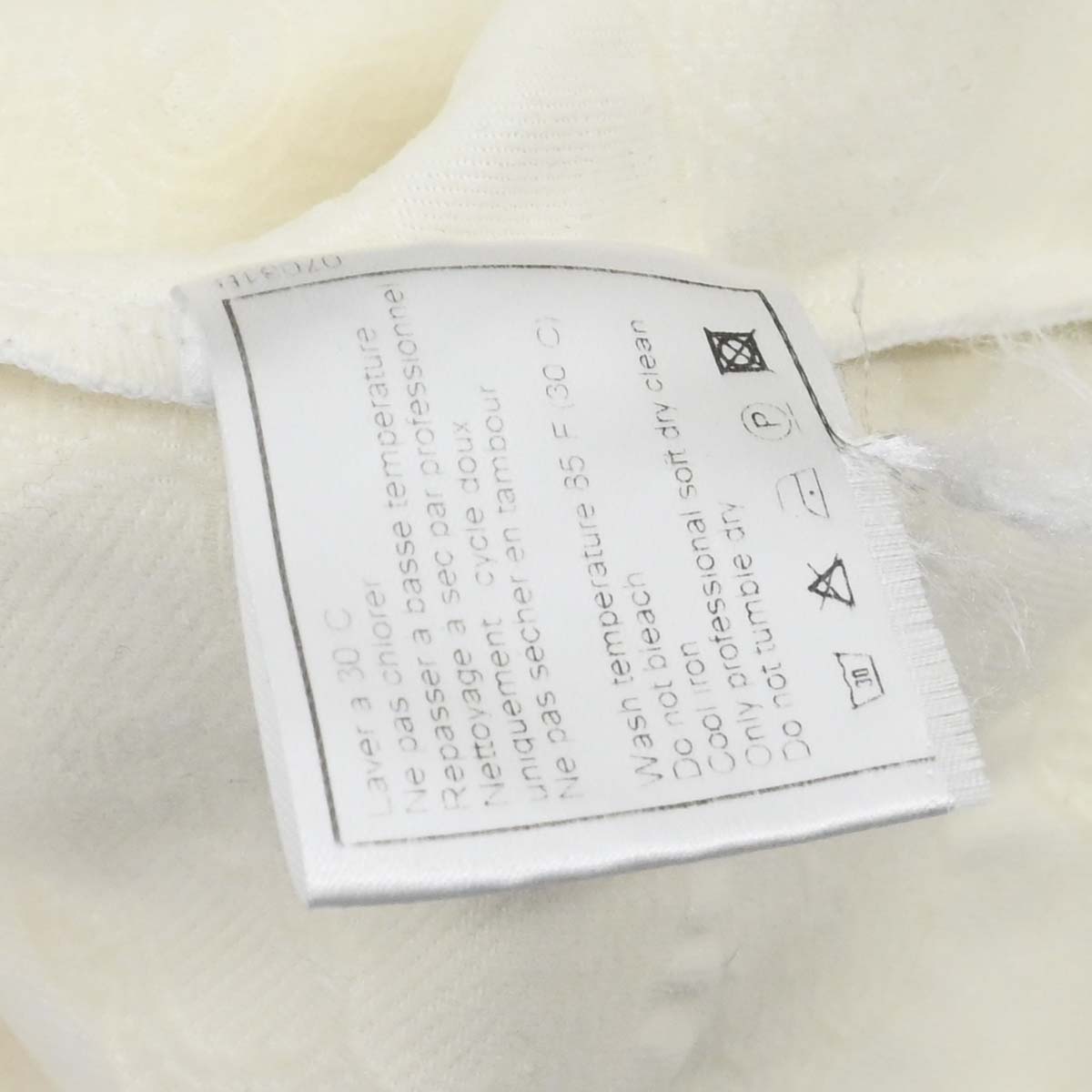 Chanel 1998 Short Sleeve Top White #44