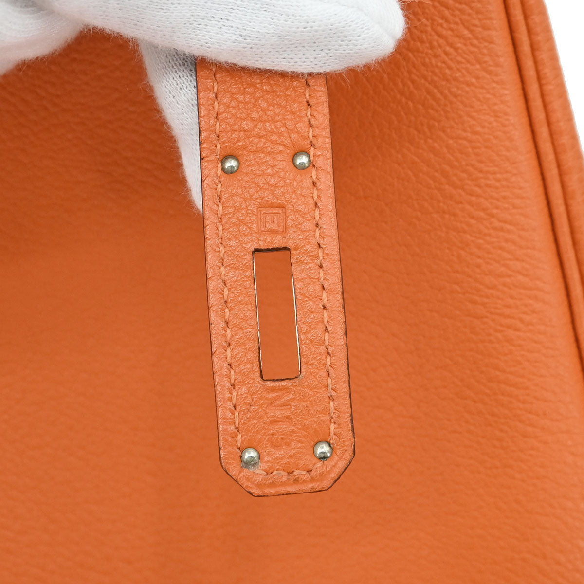 Hermes Orange Togo Kelly A Dos GM Backpack