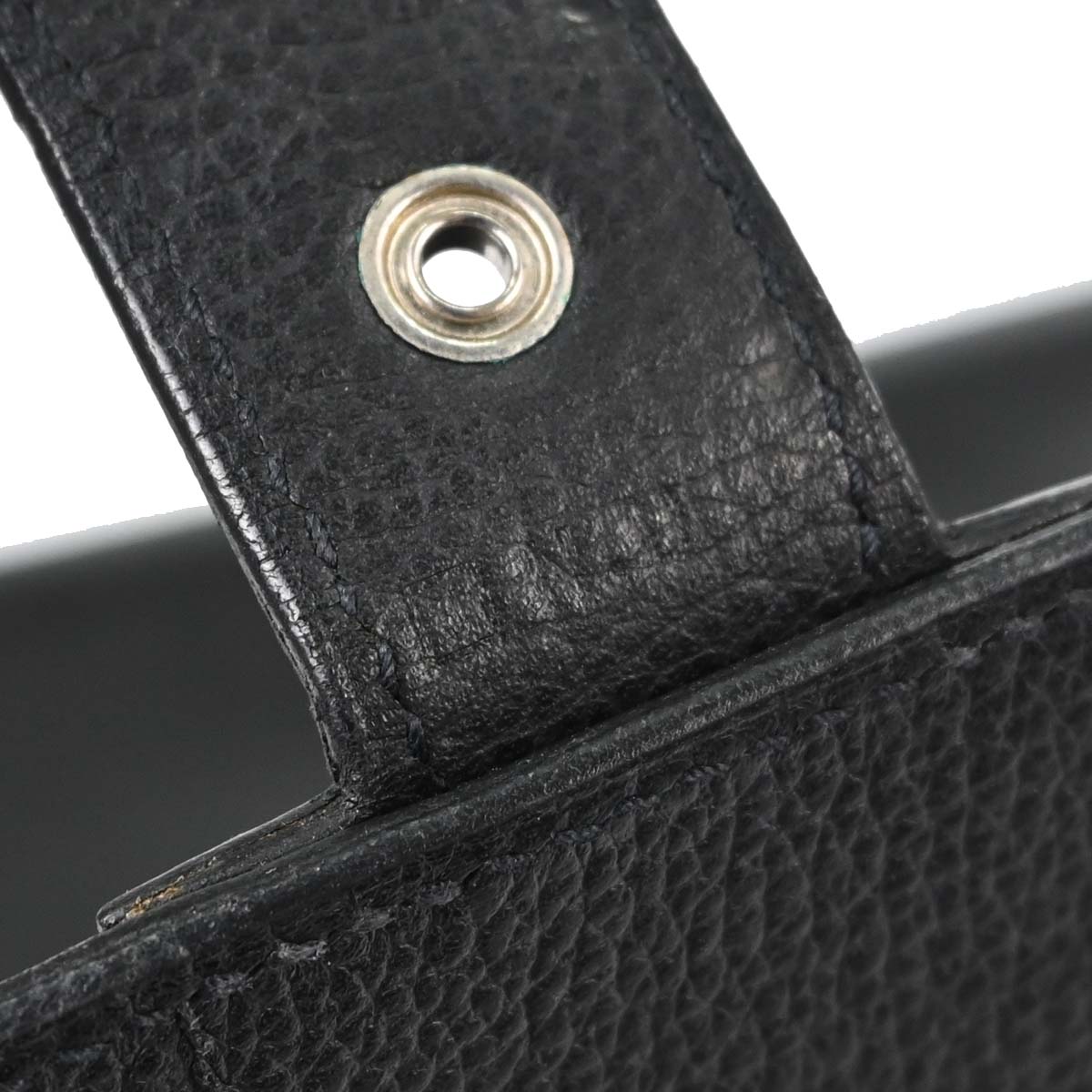 Hermes Black Taurillon Sac a Depeches 41 Business Handbag