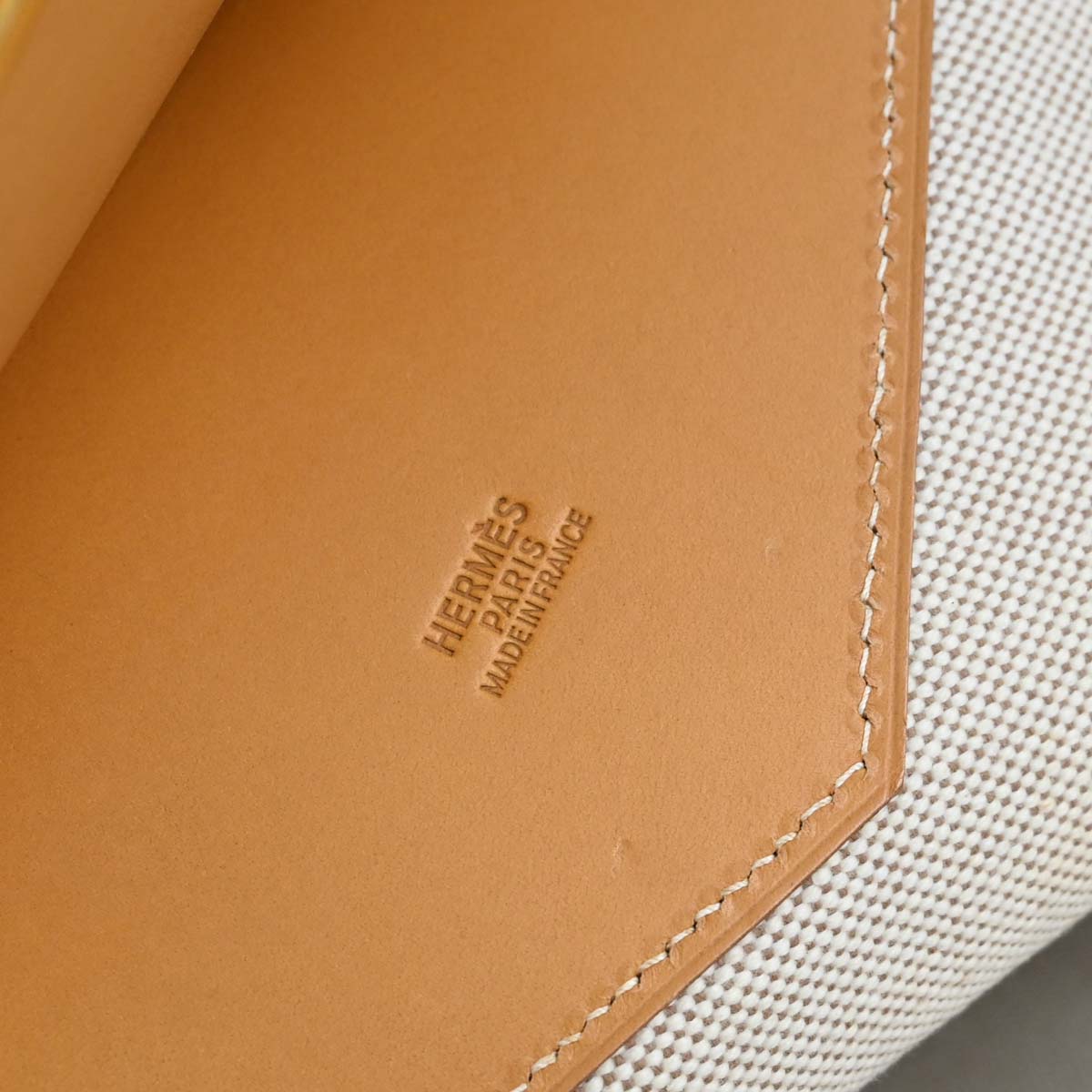 Hermes Natural Toile H Himalaya Handbag