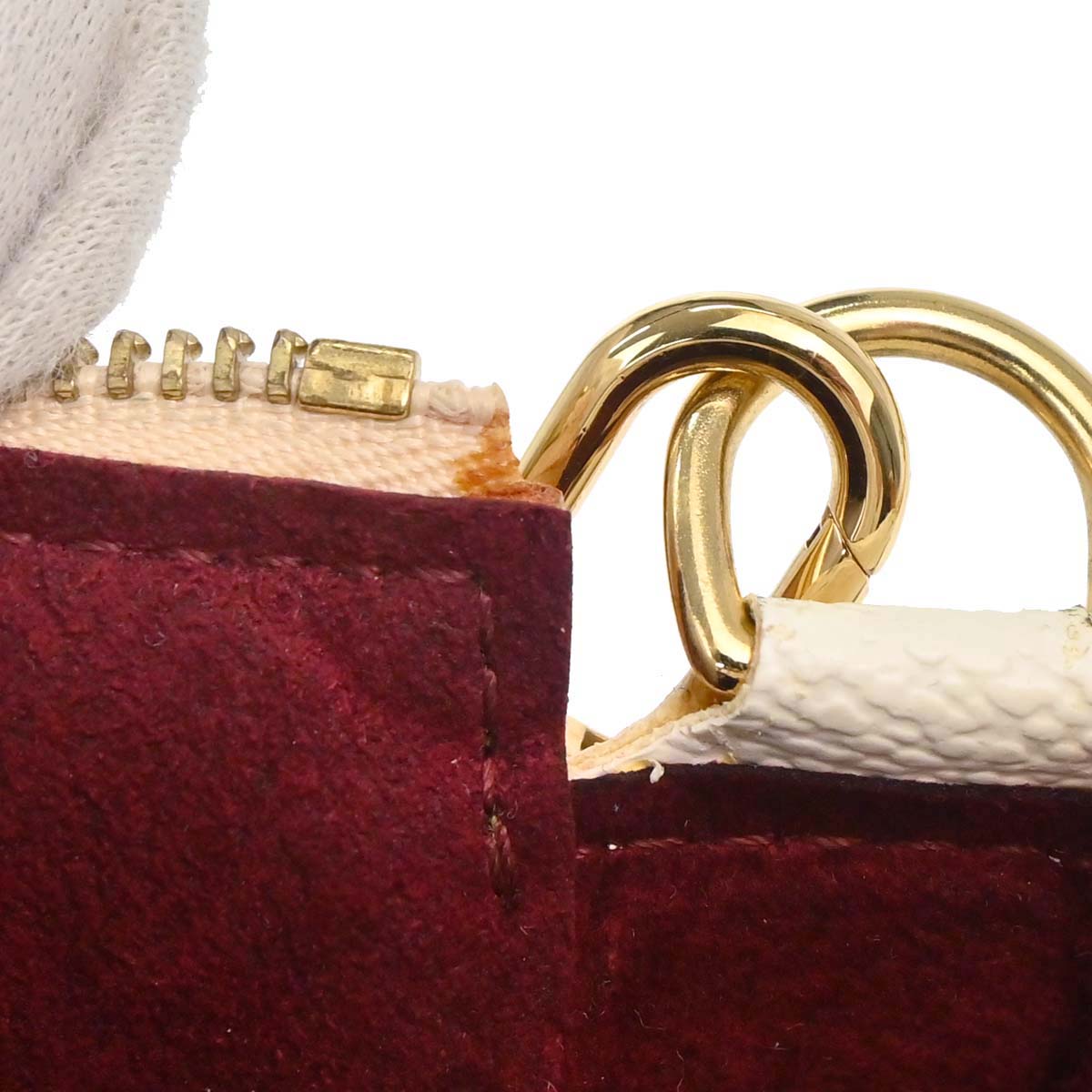 Louis Vuitton White Multicolor Pochette Accessoires M92649