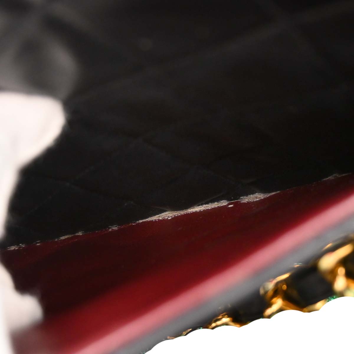 Chanel 1994-1996 Black Lambskin Maxi Classic Flap Shoulder Bag