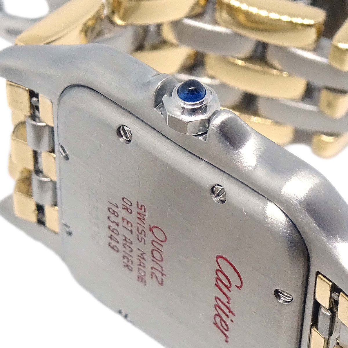Cartier Panthere MM 3-Row Ref.183949 Quartz Watch 18KYG SS