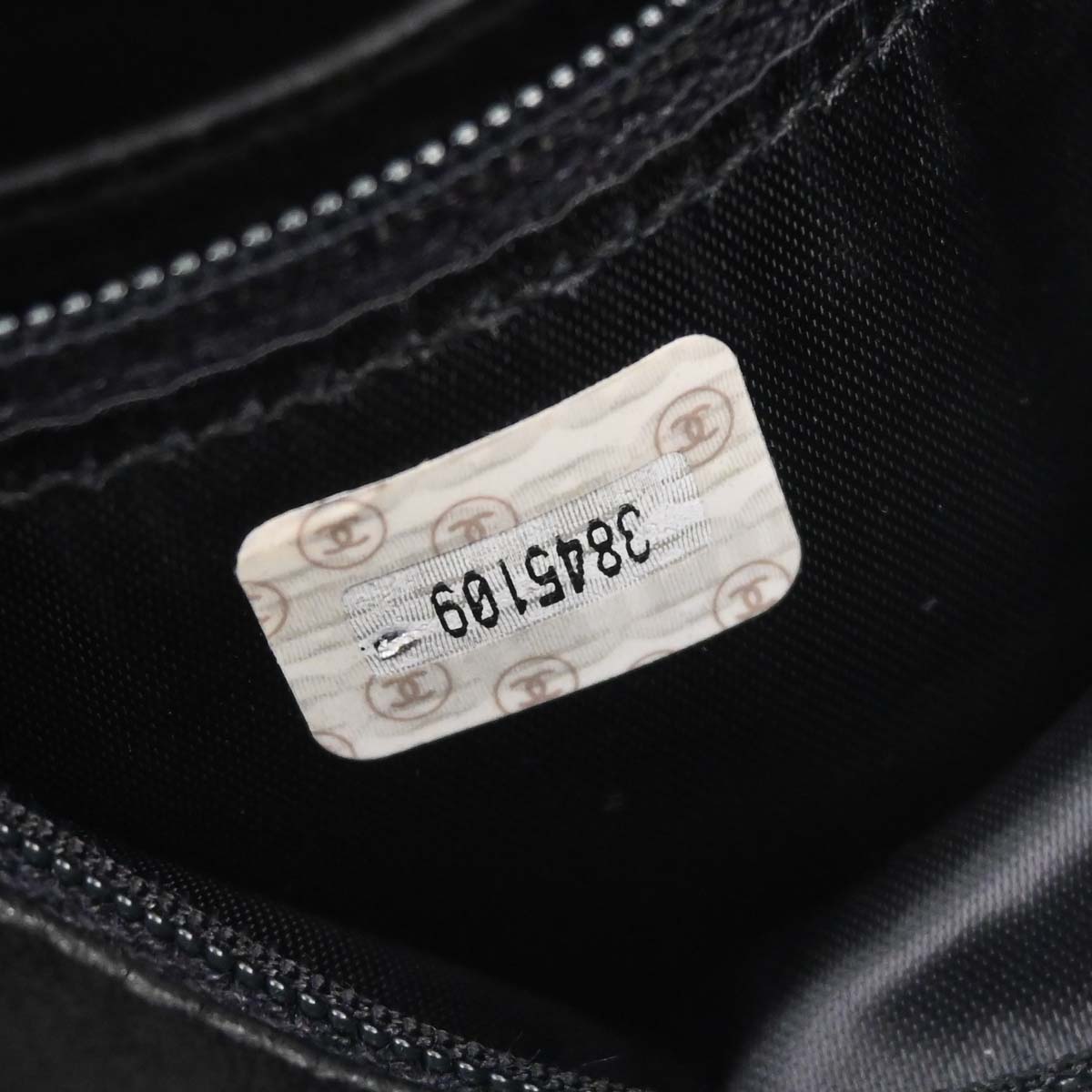 Chanel Black Caviar Skin Camera Bag Small