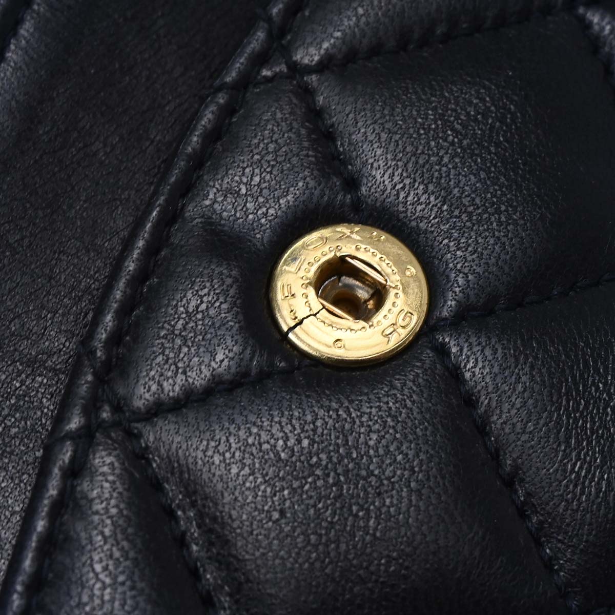Chanel 1994-1996 Black Lambskin Small Classic Double Flap Shoulder Bag
