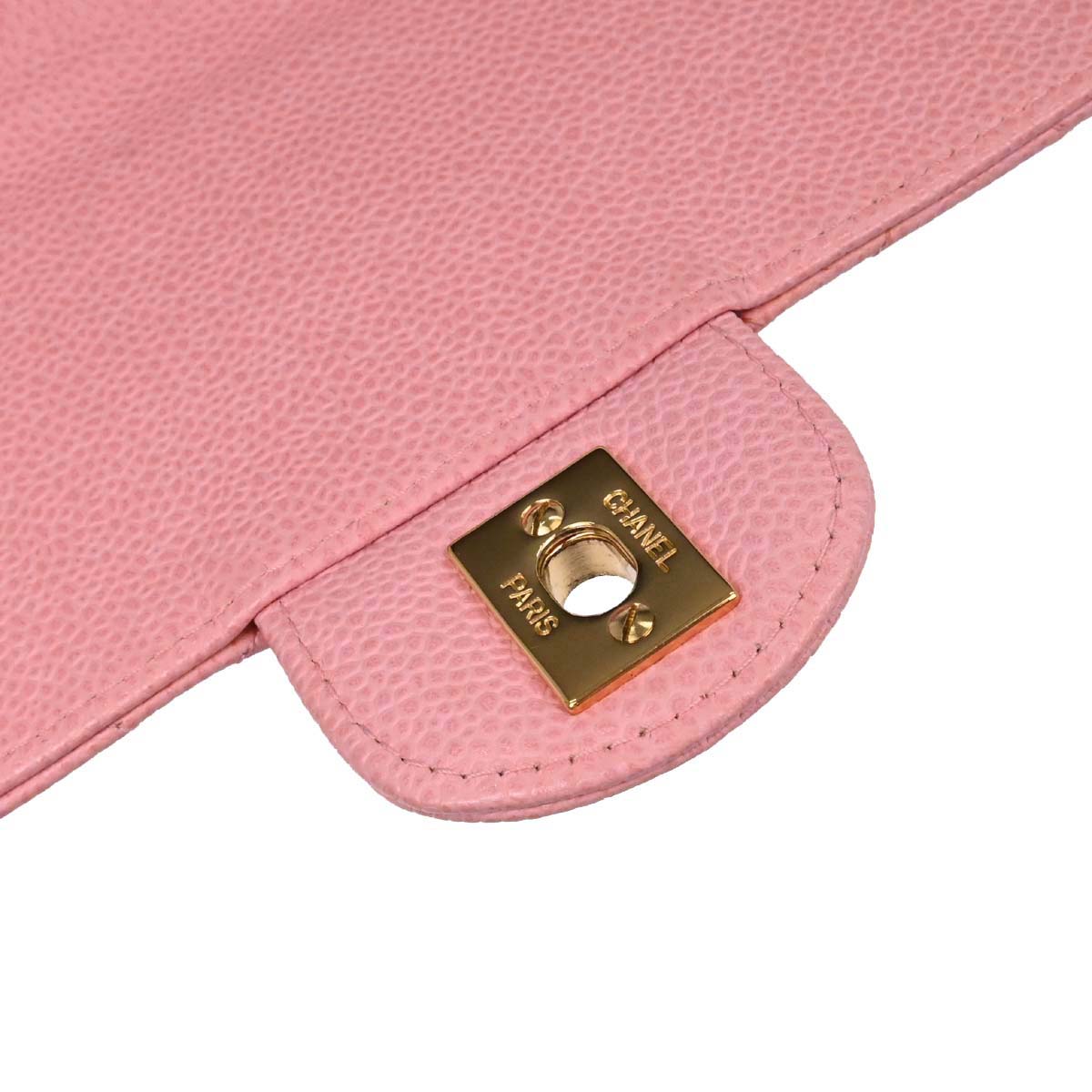 Chanel Pink Caviar Skin Handbag