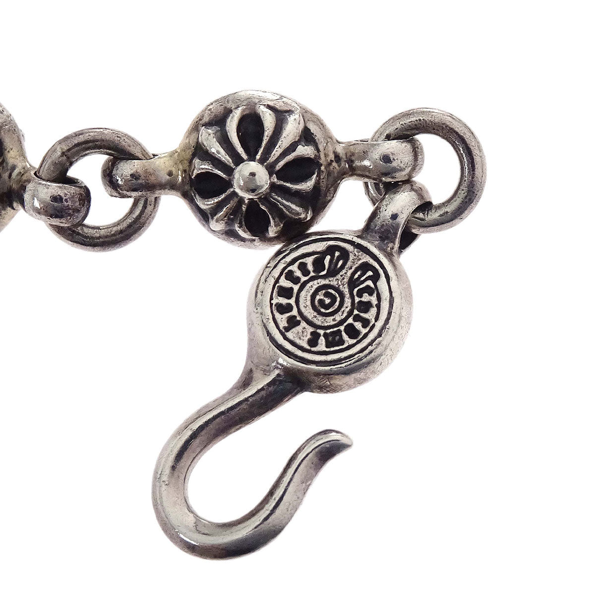 Chrome Hearts Cross Ball Chain Bracelet SV925
