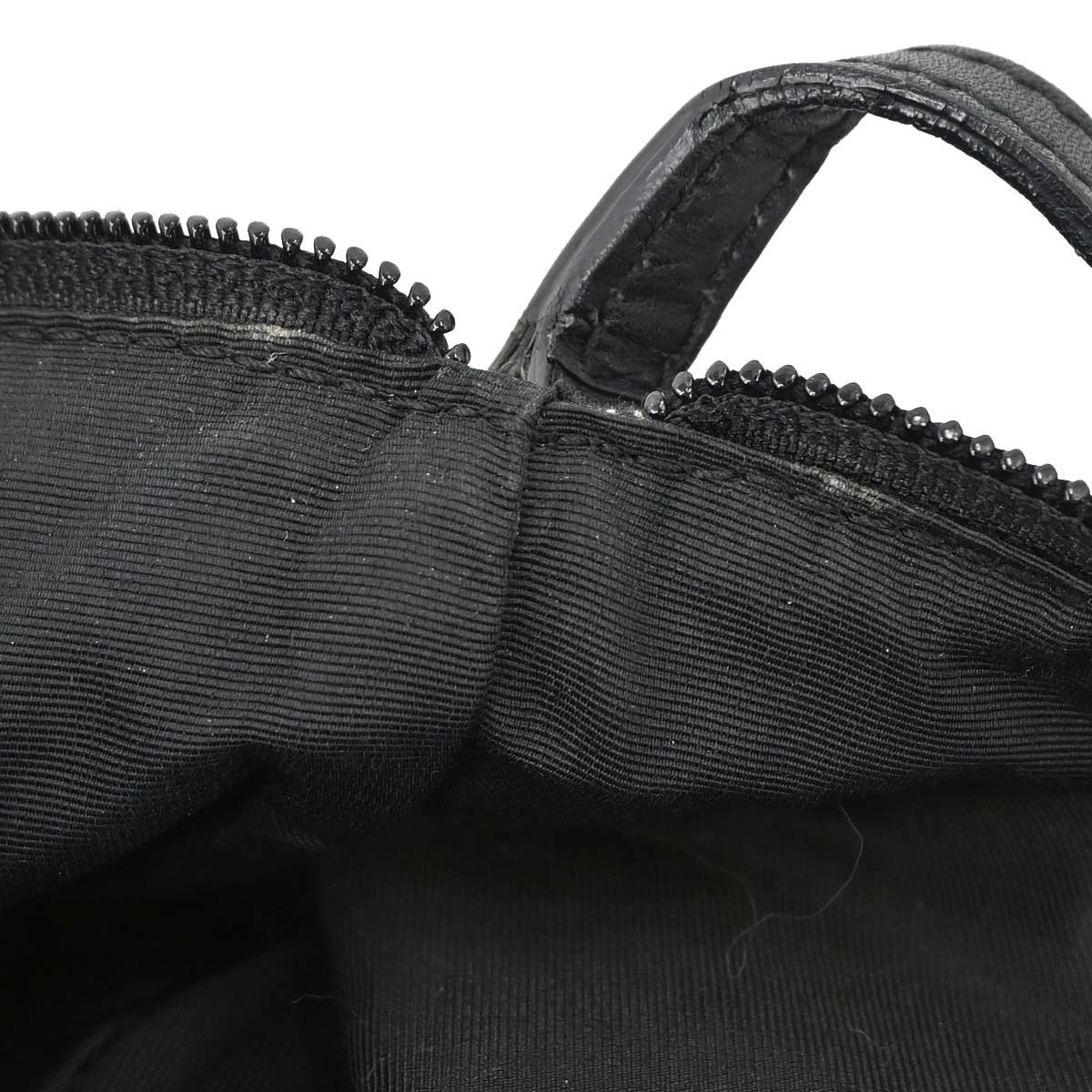Gucci Black Canvas GG Handbag