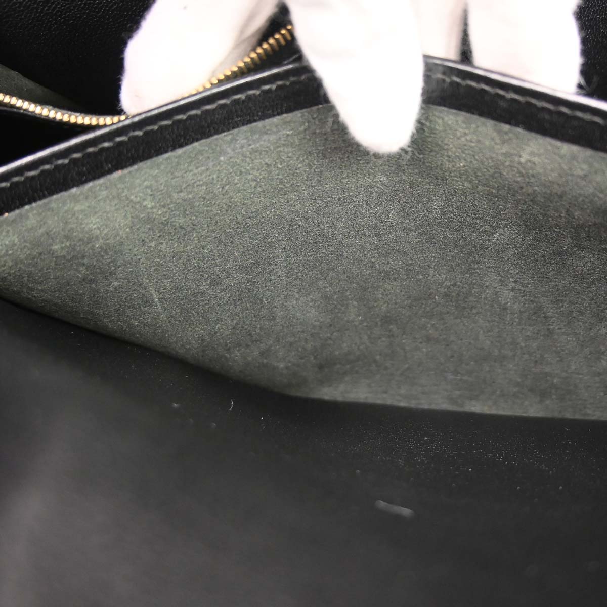 Hermes Black Chevre Coromandel Birkin 35 Handbag