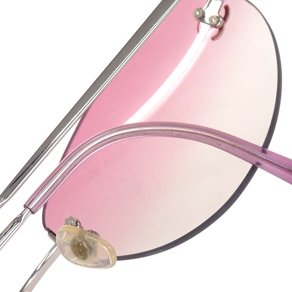 Chanel Sunglasses Eyewear Pink 59□16 130 Small Good