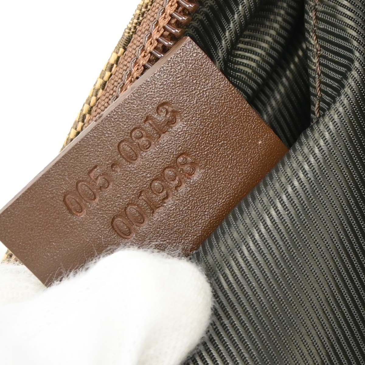 Gucci Brown Beige Canvas GG Handbag