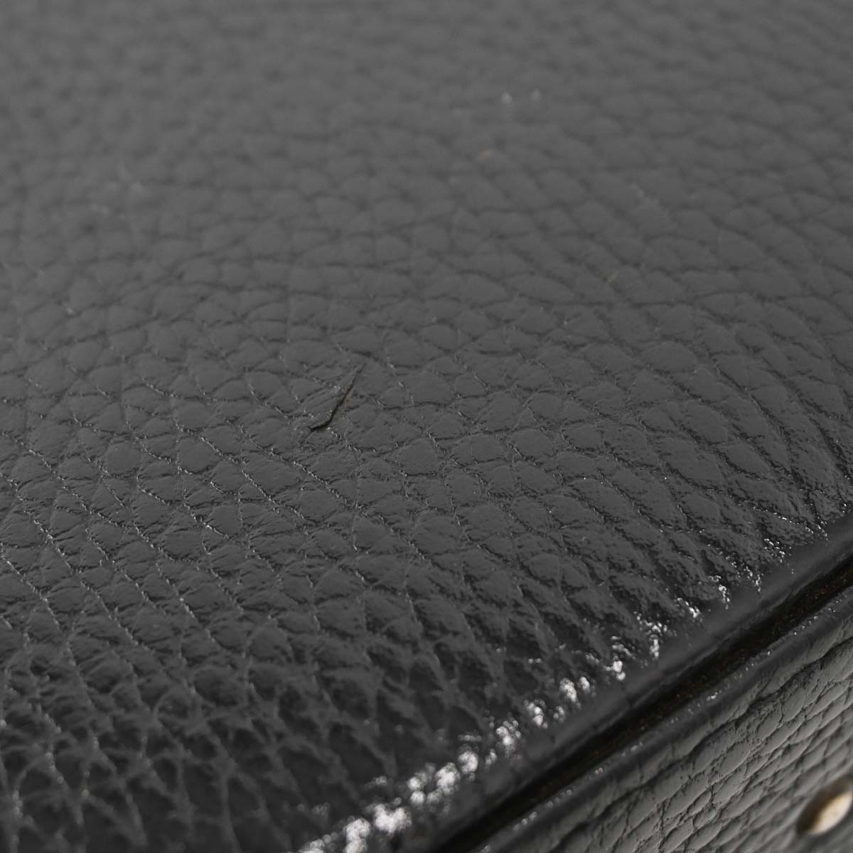 Hermes Black Ardennes Trunk Handbag