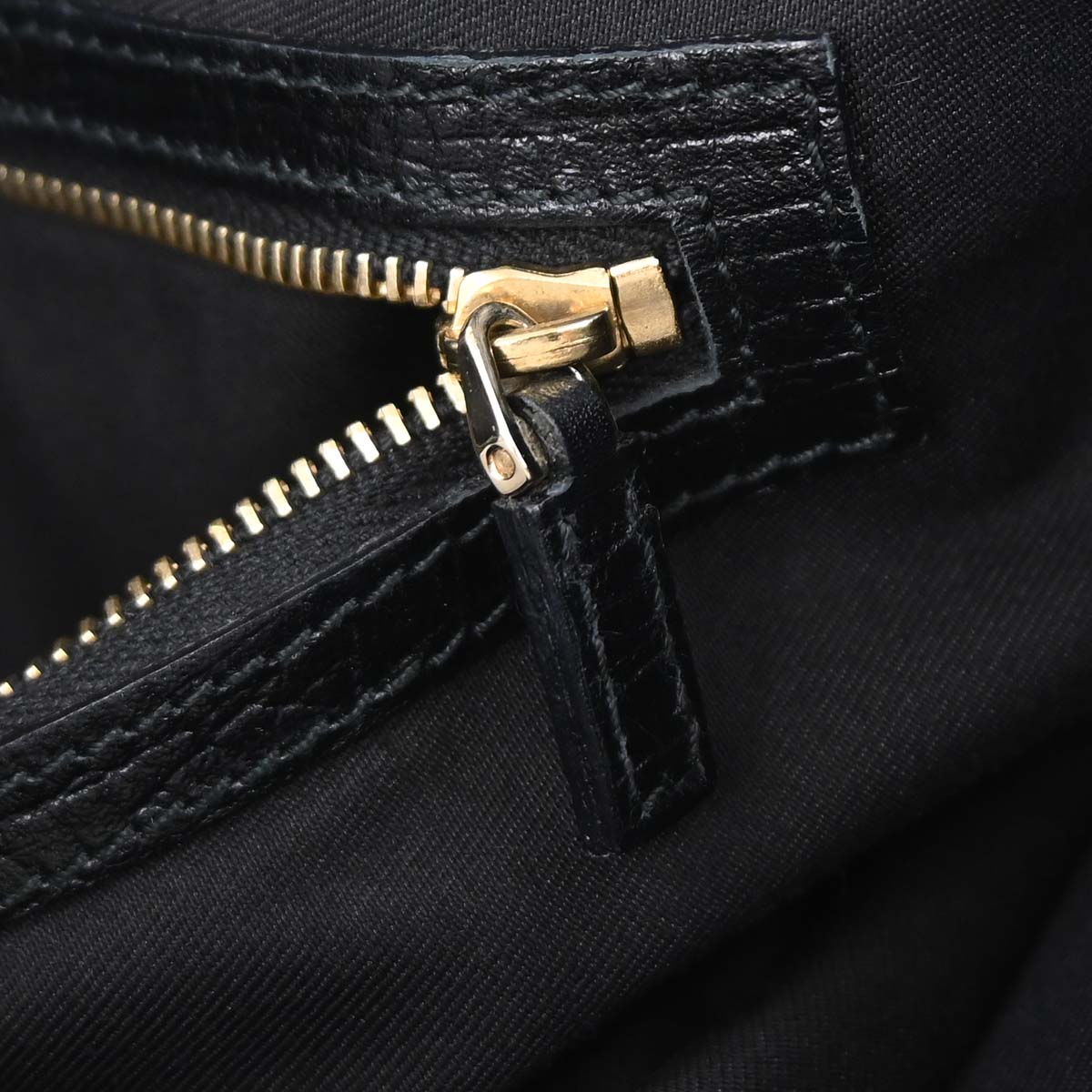 Gucci Black Canvas Horsebit GG Tote Handbag
