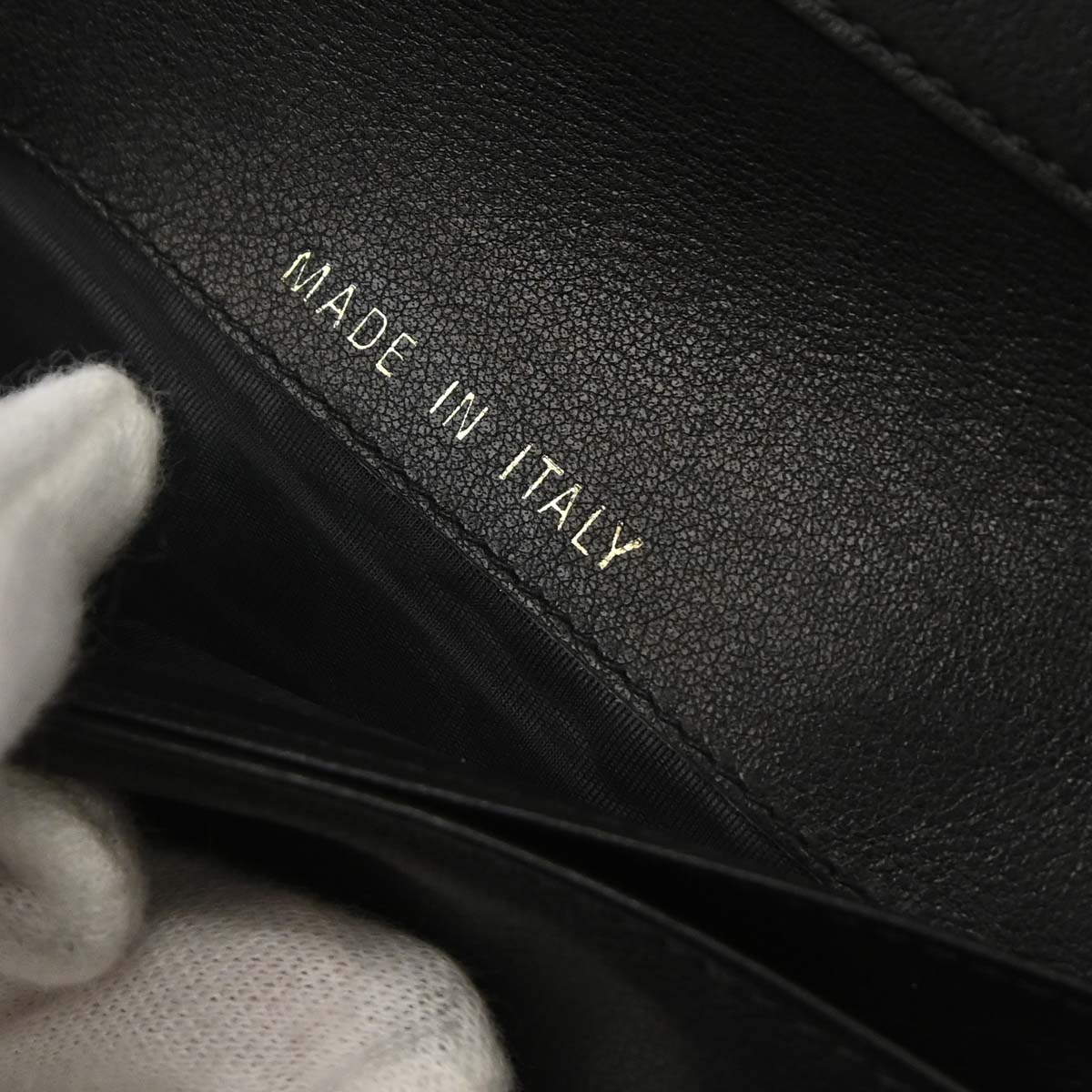 Chanel Black Caviar Skin Trifold Wallet