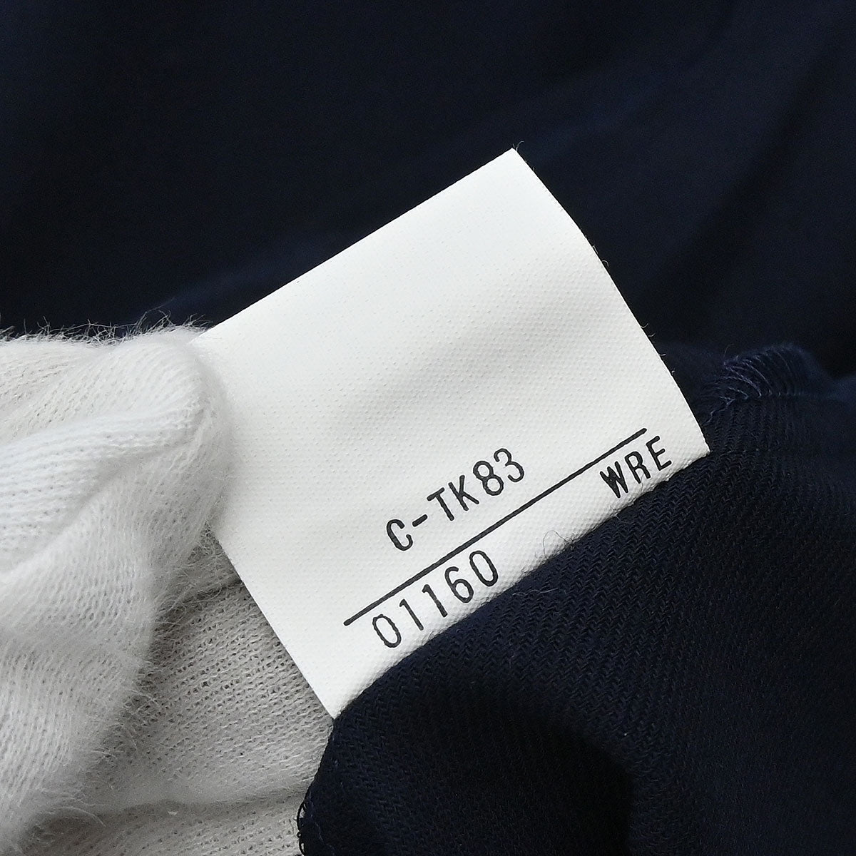 Burberrys Embroidered Jacket Navy #34-36