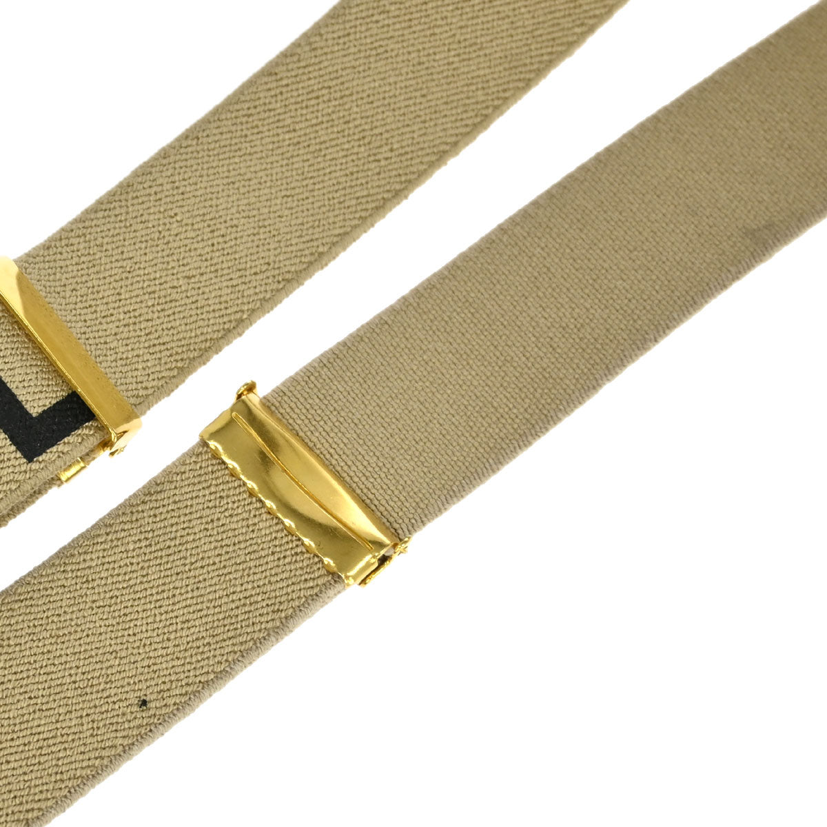 Chanel Suspenders Beige Small Good