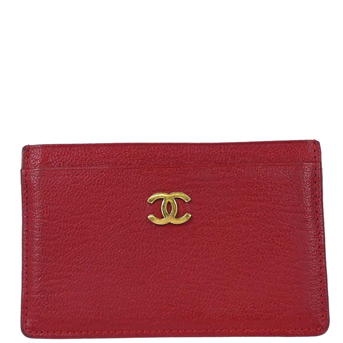 Chanel 1997-1999 Red Calfskin Cardholder – AMORE Vintage Tokyo