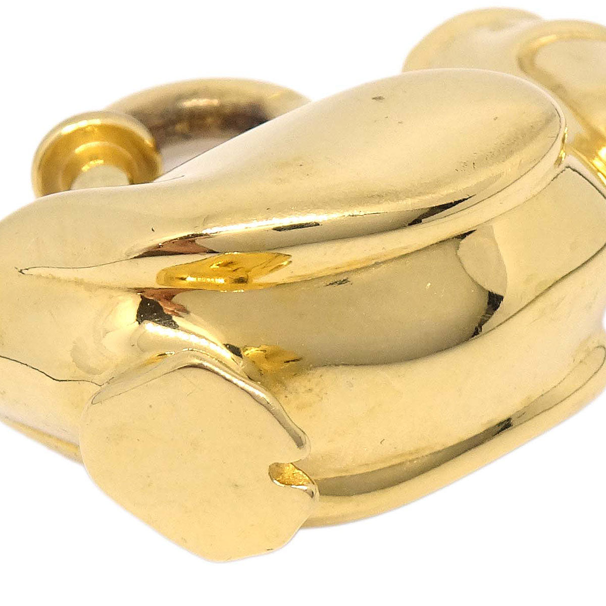 Hermes Pelican Motif 1992 Limited Cadena Padlock Gold Bag Charm