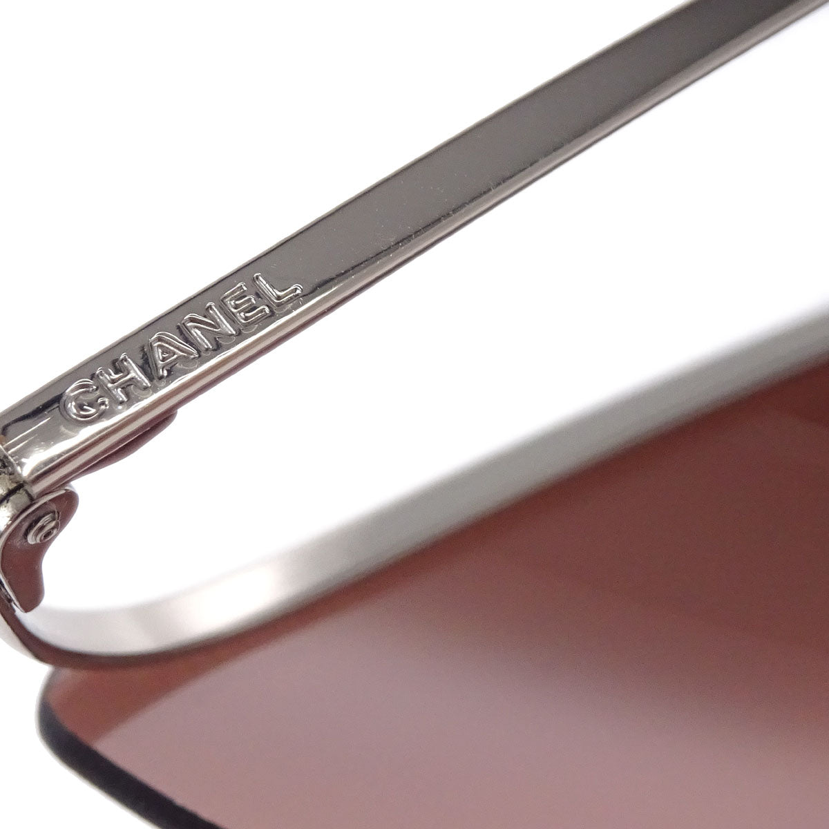 Chanel Sunglasses Eyewear Brown Small Good