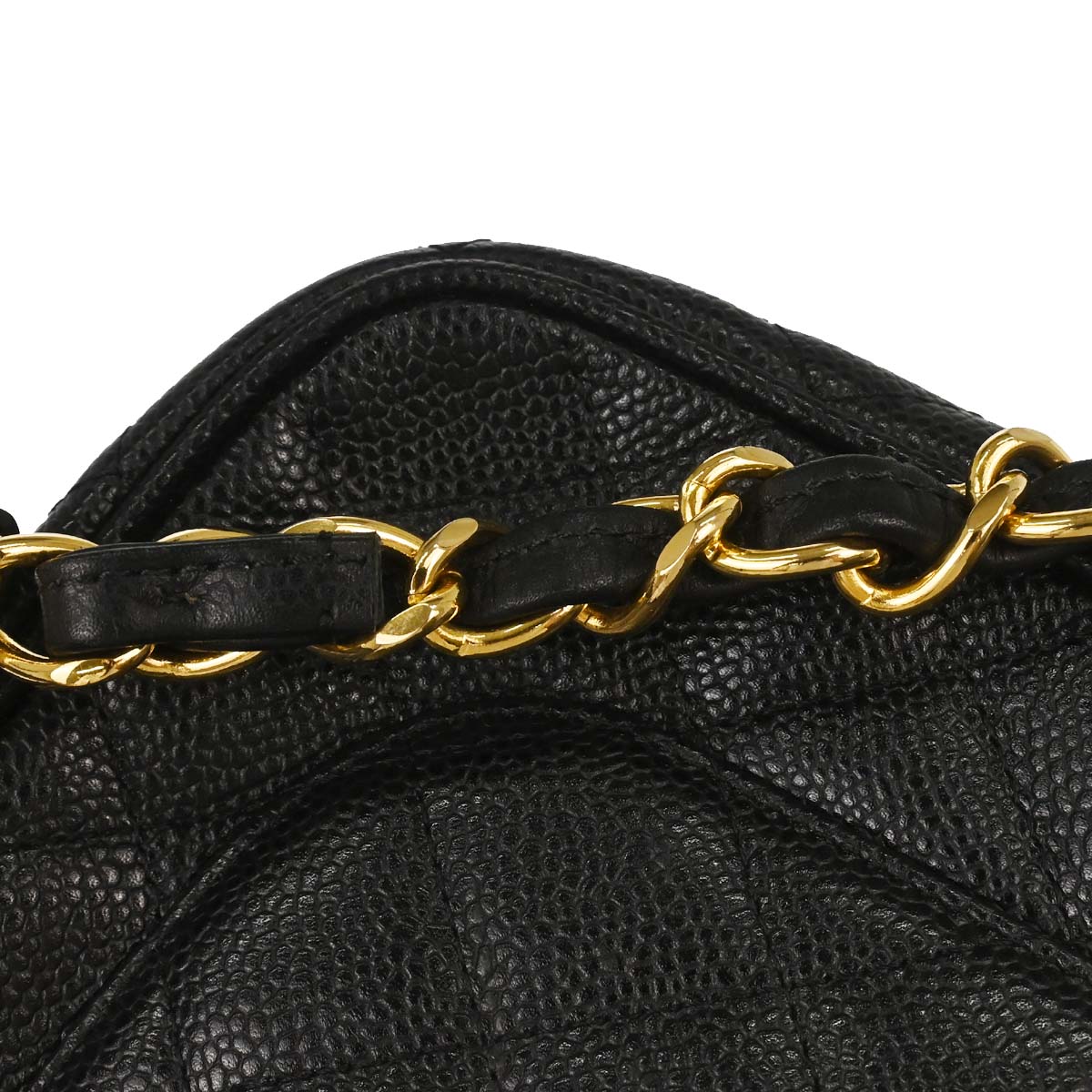 Chanel 2005-2006 Black Caviar Skin Handbag