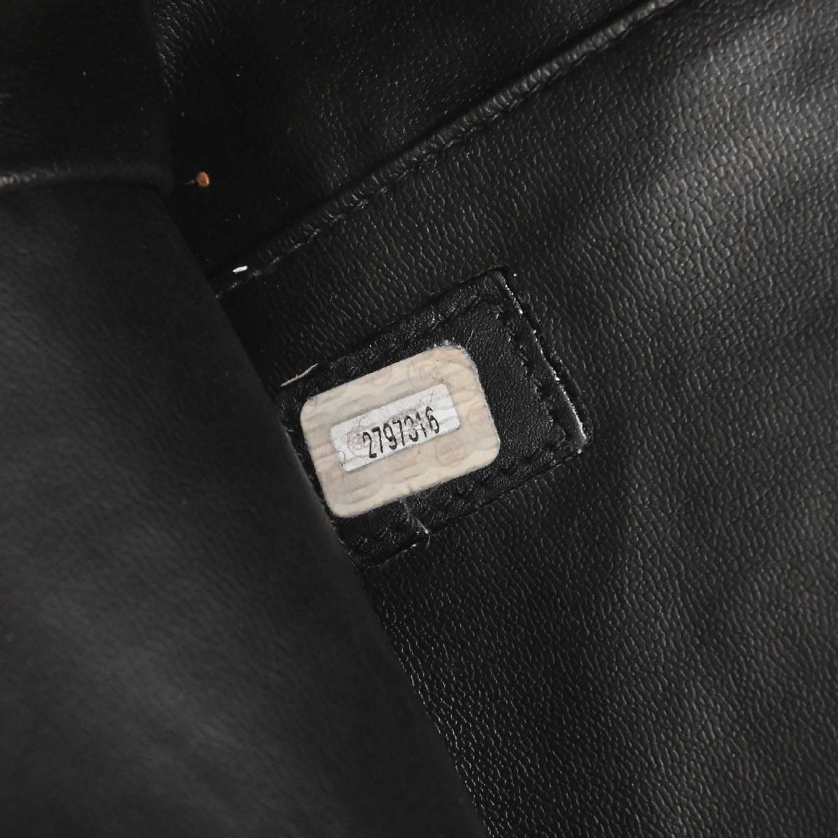 Chanel 1991-1994 Black Lambskin Bicolore Supermodel Shoulder Bag