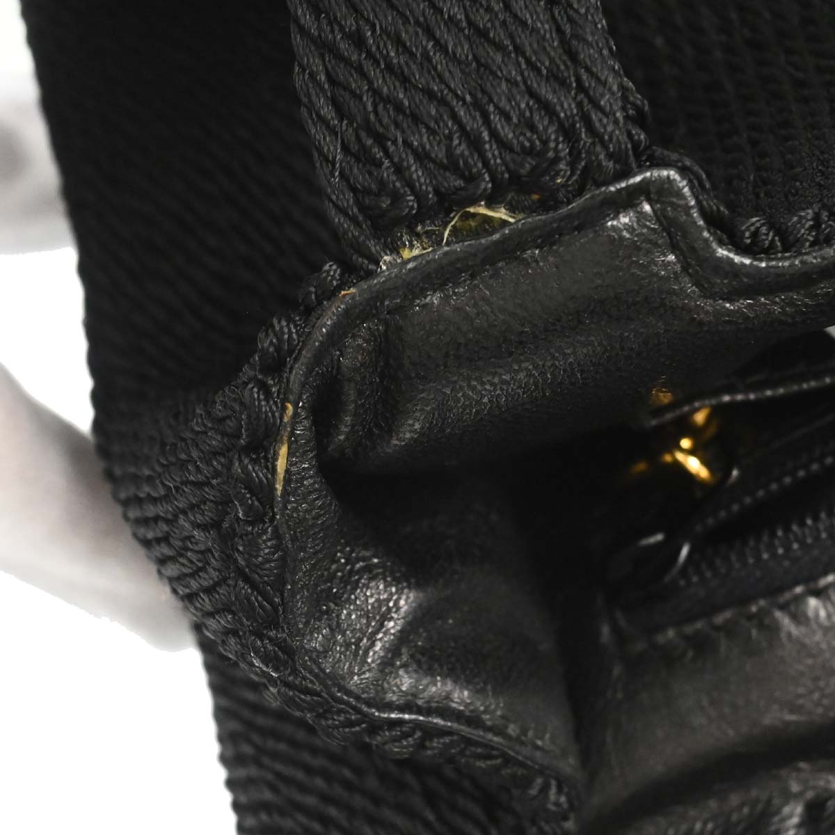 Chanel 1997-1999 Black Silk Rope Handbag