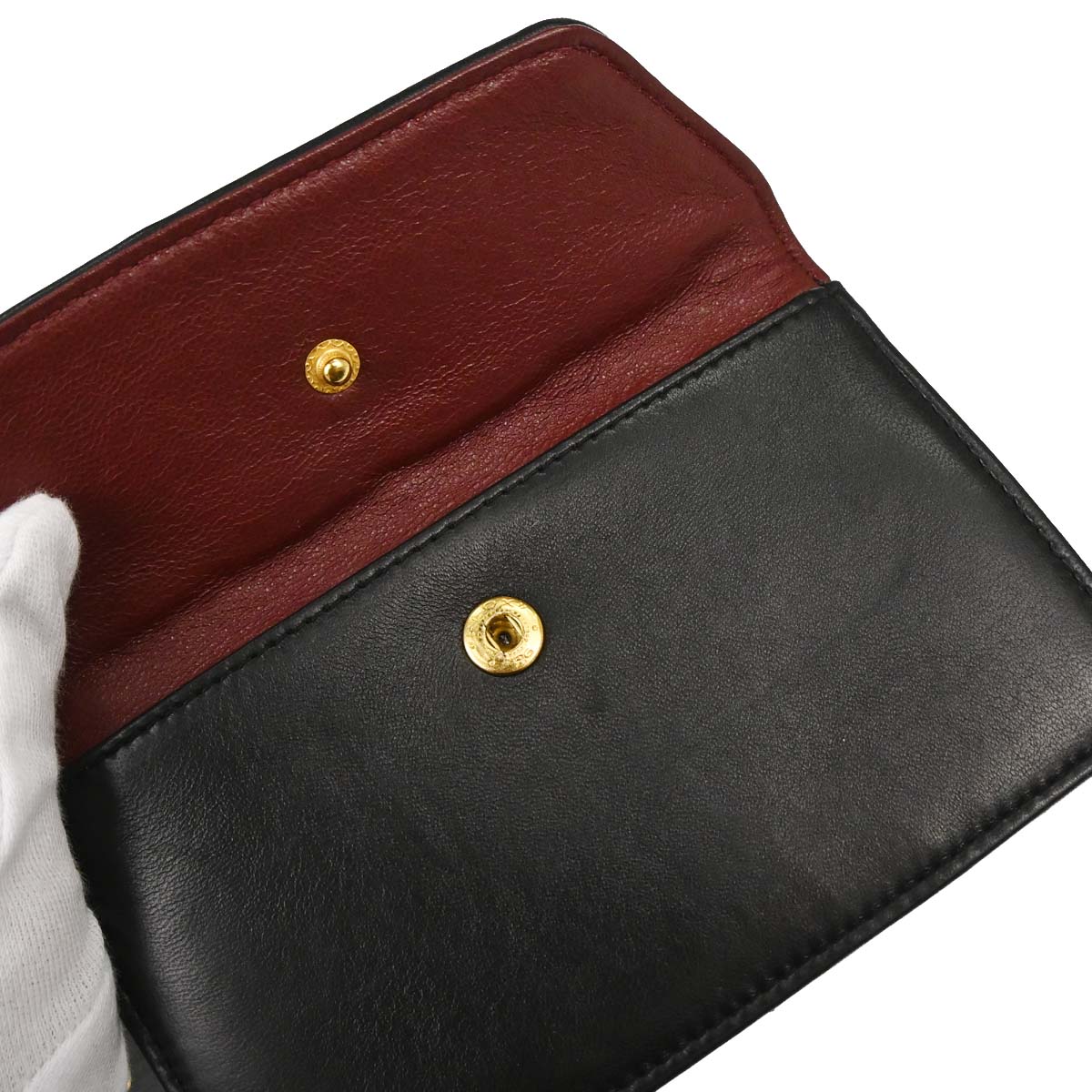 Chanel 1989-1991 Black Lambskin Shoulder Bag